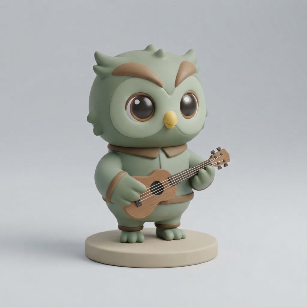 Custard the Owlet Musician