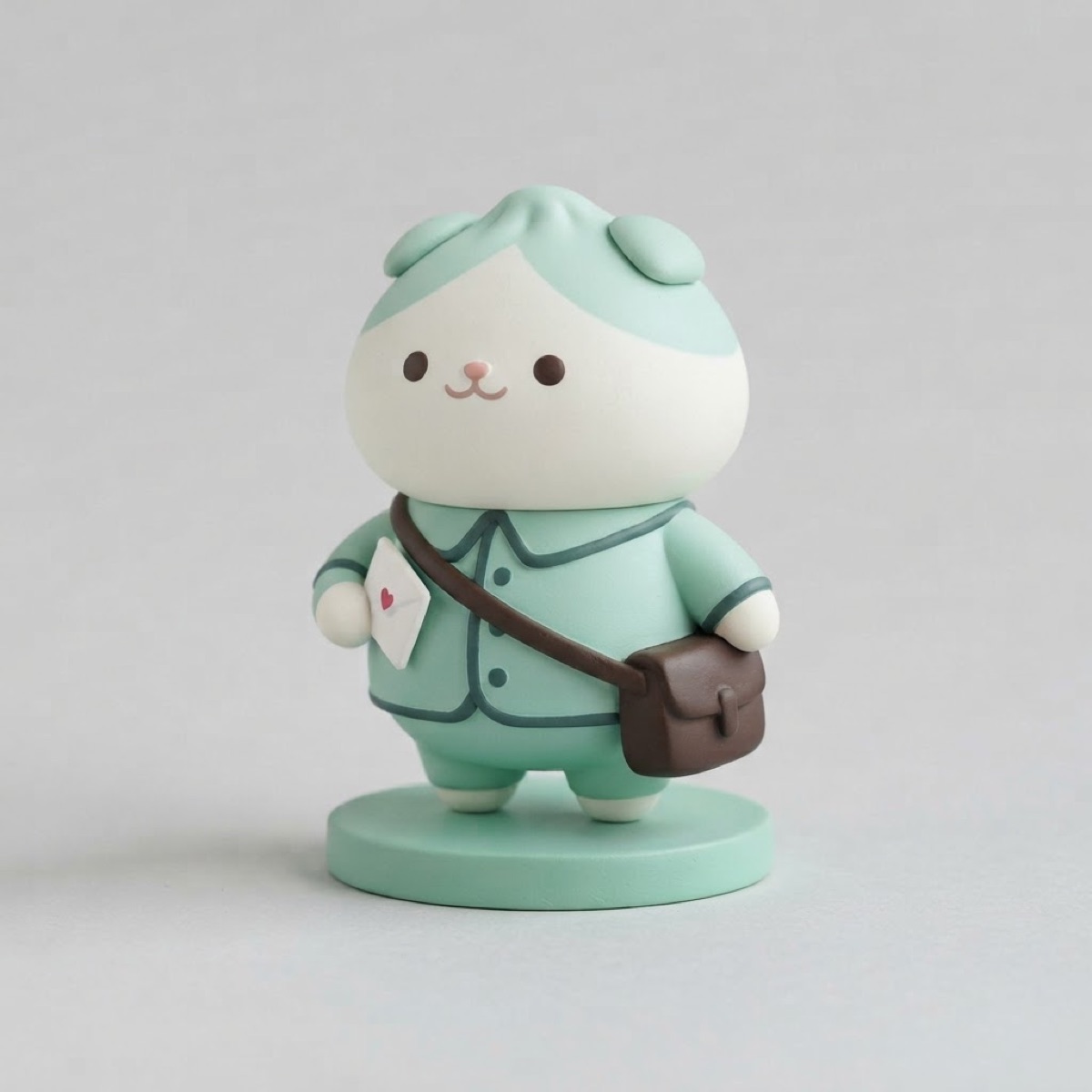 Marble the Dumpling Cat Mail Carrier