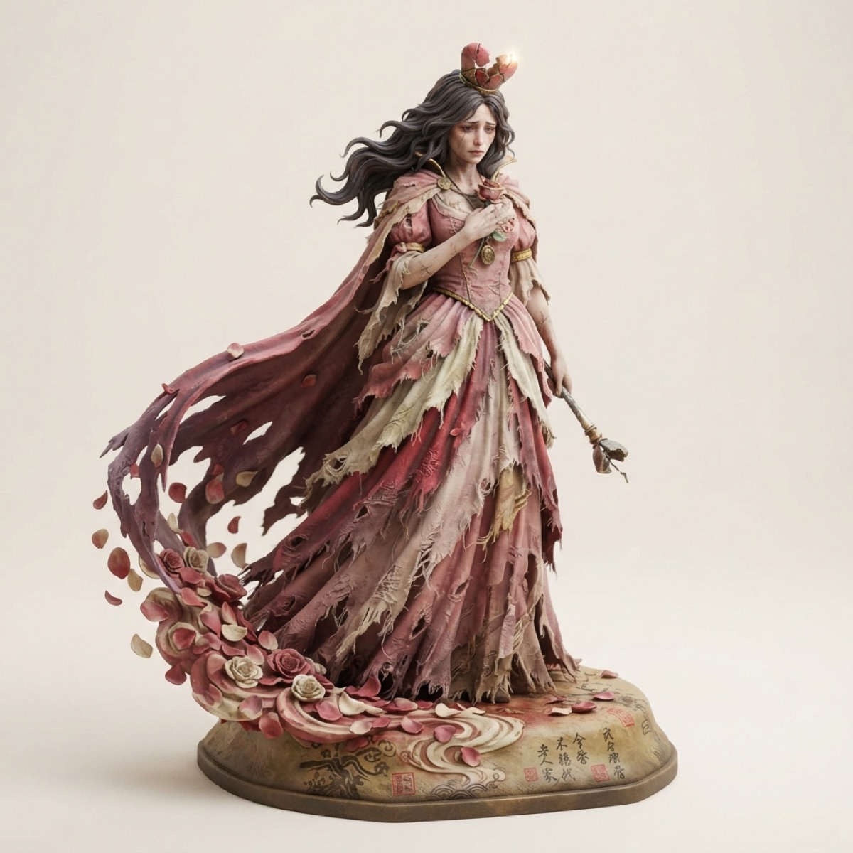 The Queen of Hearts, the Fallen Crown