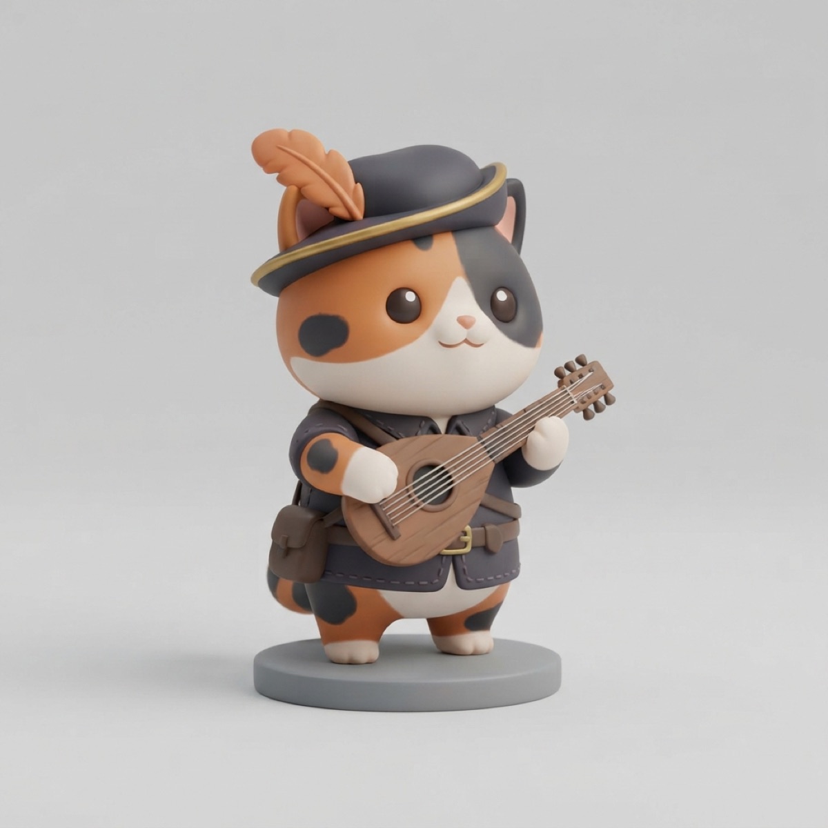 Willow the Calico Cat Bard