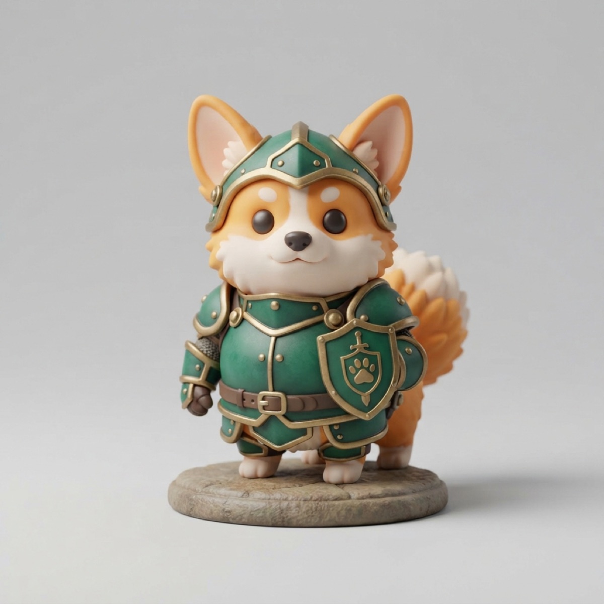 Yuzu the Corgi Paladin